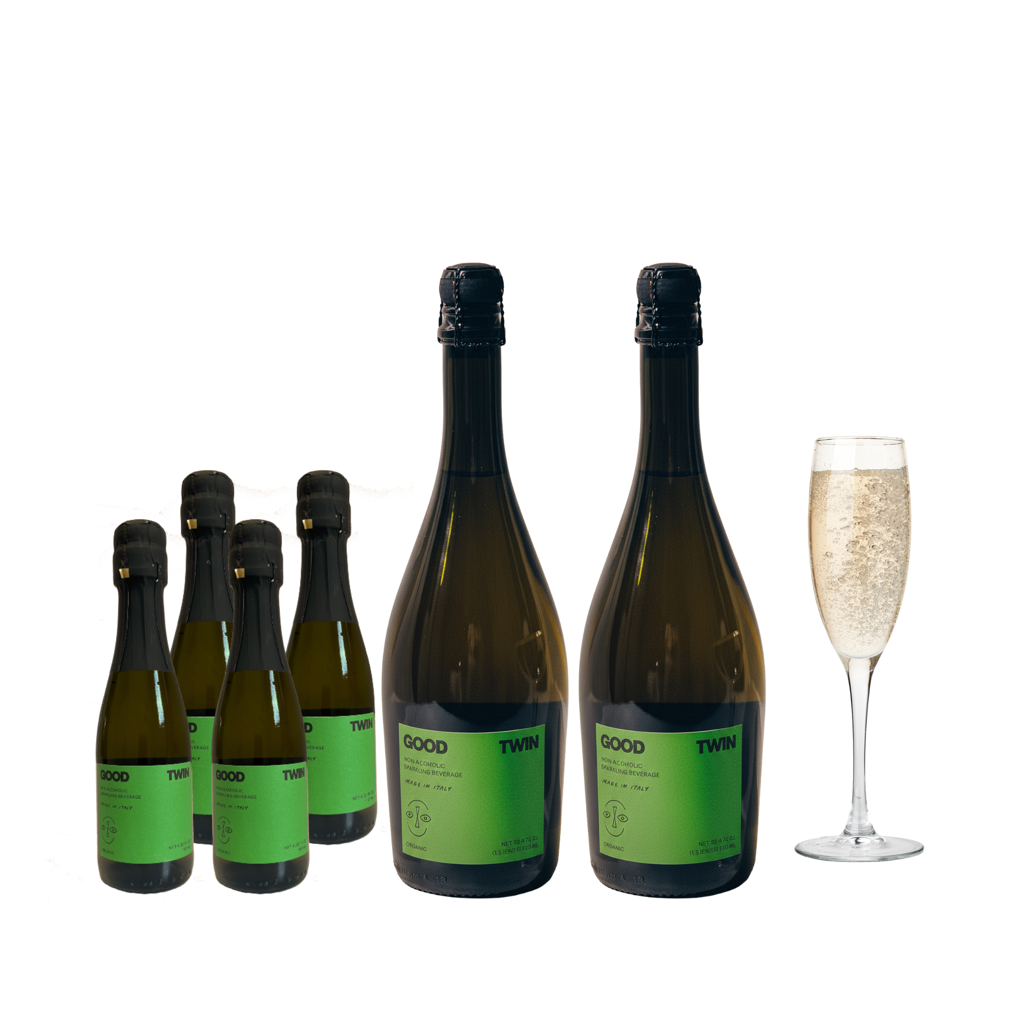 Sparkling Blanc Bundle — two 750ml bottles and four 187ml minis