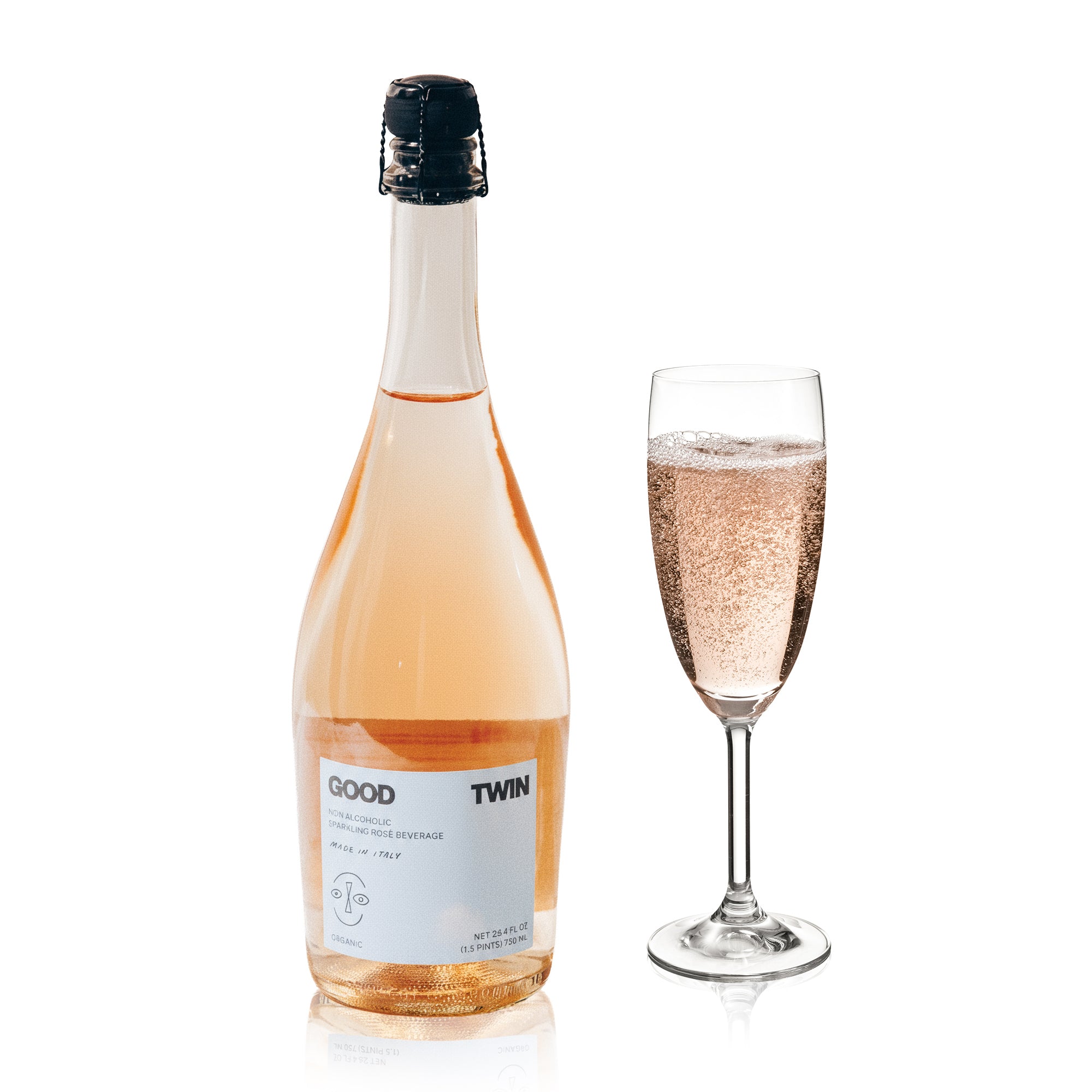 Good Twin Sparkling Rosé Non-Alc