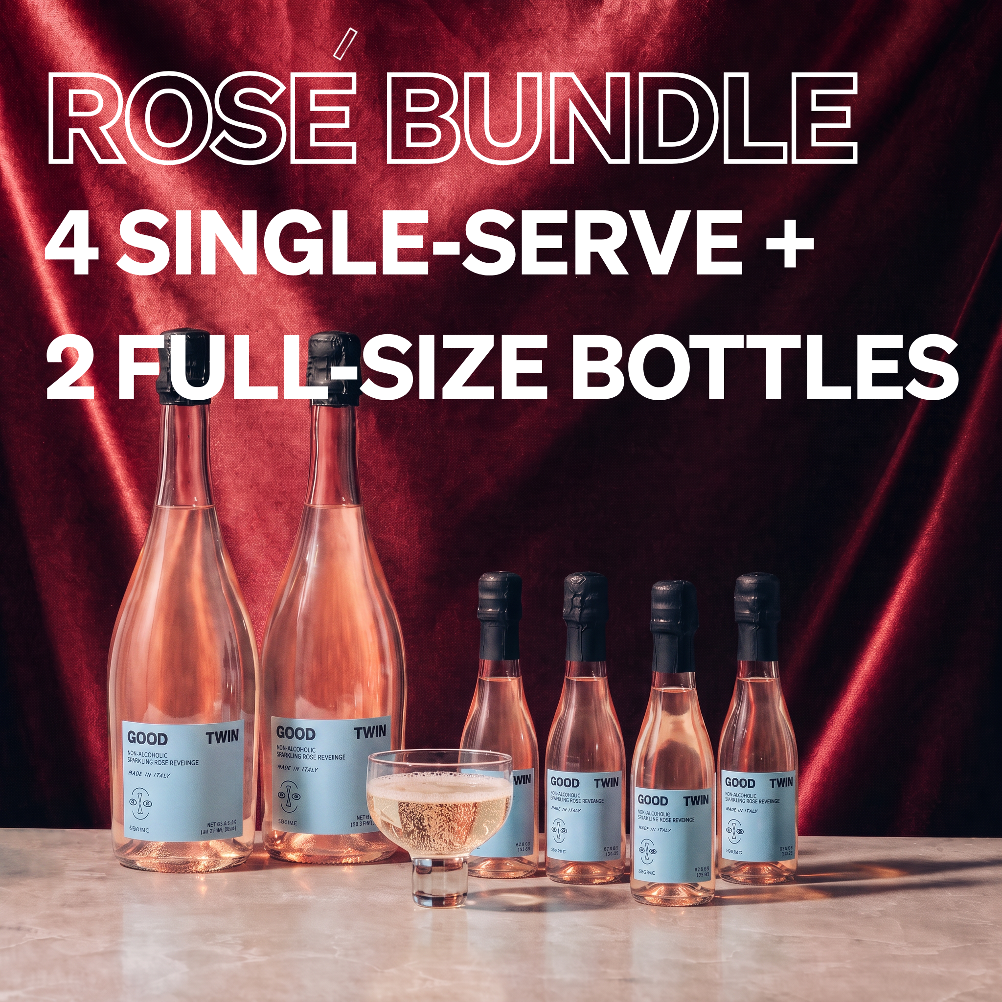 What's inside the Sparkling Rosé Bundle
